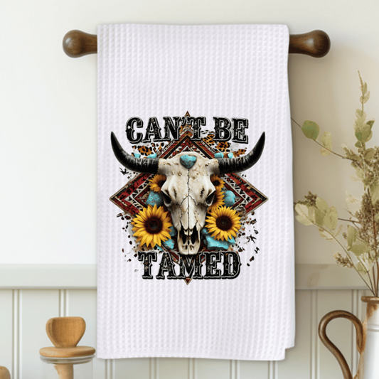 Can't Be Tamed Microfiber Decorative Towel